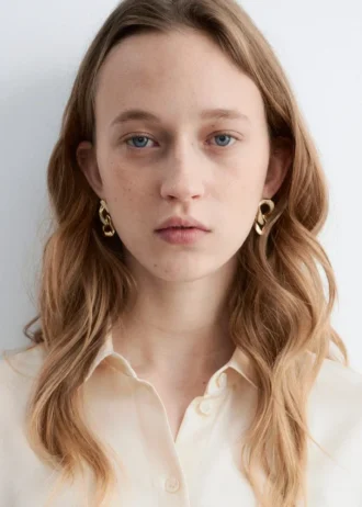 Boucles d&rsquo;oreilles à maillons audacieux