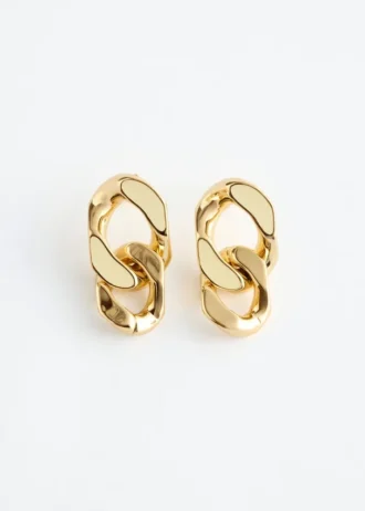 Boucles d&rsquo;oreilles à maillons audacieux