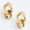 Boucles d&rsquo;oreilles à maillons audacieux
