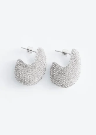 Boucles d&rsquo;oreilles pendantes en strass