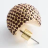 Boucles d&rsquo;oreilles sphériques en strass