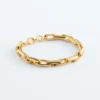 Bracelet à maillons en forme de trombones