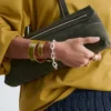 Bracelet manchette bicolore