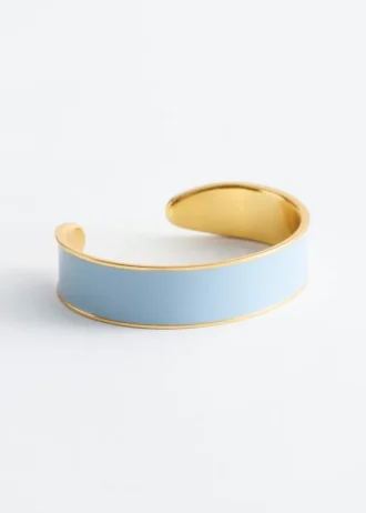 Bracelet manchette bicolore