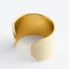 Bracelet manchette bicolore