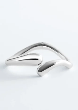 Bracelet manchette en forme de goutte