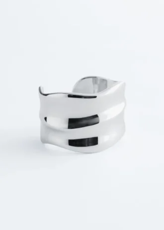 Bracelet manchette ondulé