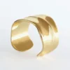 Bracelet manchette ondulé