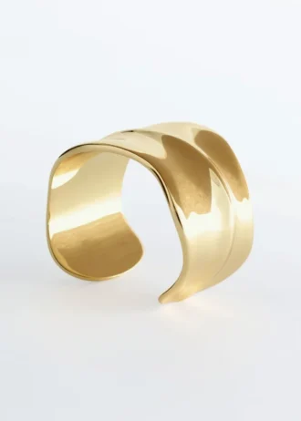 Bracelet manchette ondulé