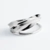 Bracelet manchette sculptural