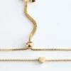 Bracelet à perles en forme de cœur