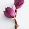 Breloque pour sac en forme de fleur