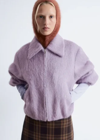 Cagoule en cachemire brossé