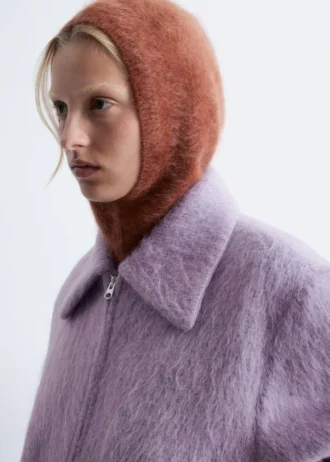 Cagoule en cachemire brossé