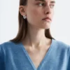 Cardigan cache-cœur en laine mérinos