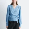 Cardigan cache-cœur en laine mérinos