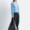Cardigan cache-cœur en laine mérinos