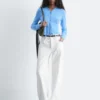 Cardigan court en cachemire