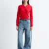 Cardigan court en cachemire