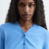 Cardigan court en cachemire