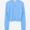 Cardigan court en cachemire