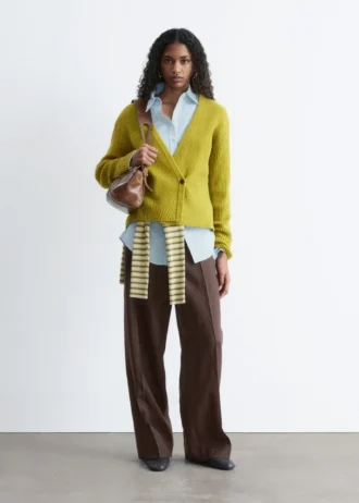 Cardigan côtelé