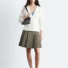 Cardigan côtelé