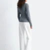 Cardigan côtelé