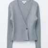 Cardigan côtelé