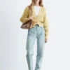 Cardigan en coton à côtes