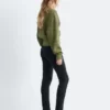 Cardigan en coton à côtes