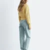 Cardigan en coton à côtes