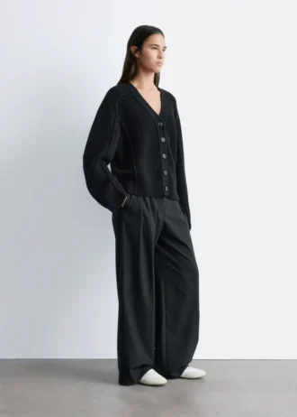 Cardigan en laine mérinos