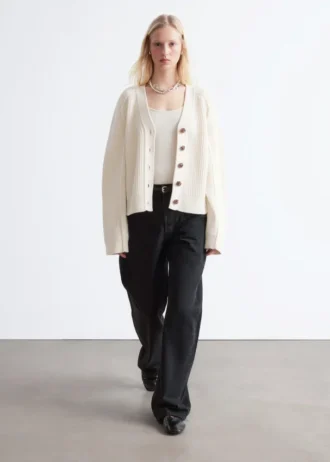 Cardigan en laine mérinos