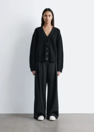 Cardigan en laine mérinos