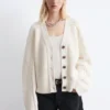 Cardigan en laine mérinos