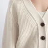 Cardigan en laine mérinos