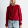 Cardigan en maille brossée