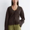Cardigan en maille cintré