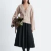 Cardigan en maille cintré