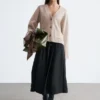 Cardigan en maille cintré