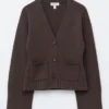 Cardigan en maille cintré