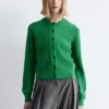 Cardigan en maille côtelée