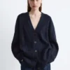 Cardigan en maille côtelée