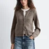 Cardigan en maille côtelée