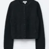 Cardigan en maille côtelée