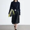 Cardigan en maille côtelée