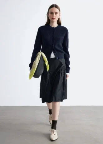 Cardigan en maille côtelée