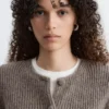 Cardigan en maille côtelée