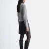 Cardigan en maille côtelée